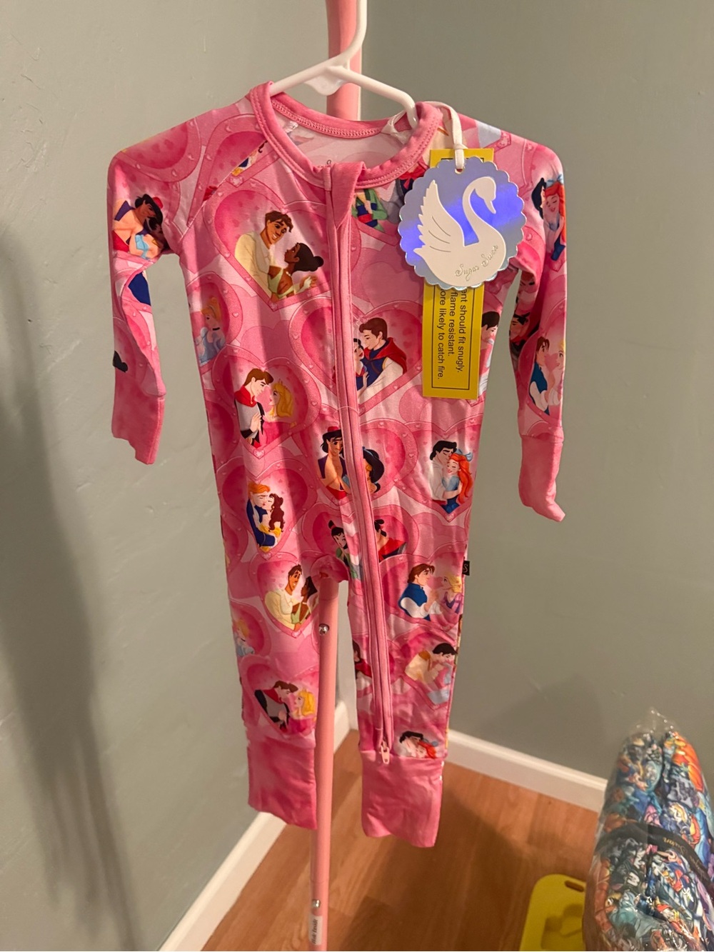 Sugar Swan 3/6 Happily Ever After Bamboo Zippy *New with Tags*